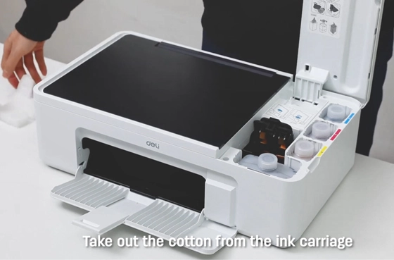 02 uydurma baskı kafası Deli yazıcı D311NW mürekkep püskürtmeli yazıcı