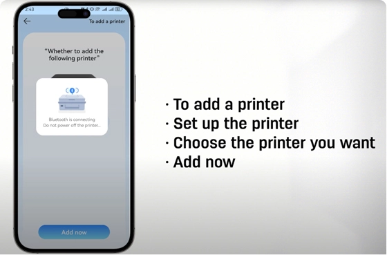 05 【Deli baskı app】 bluetooth ağ