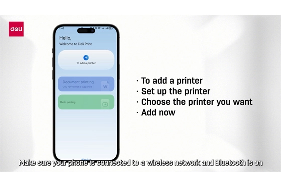 05 【Deli baskı app】 bluetooth ağ