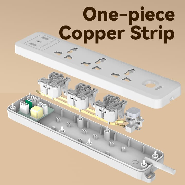 et708h 3 holes 2m universal conventional power strip china