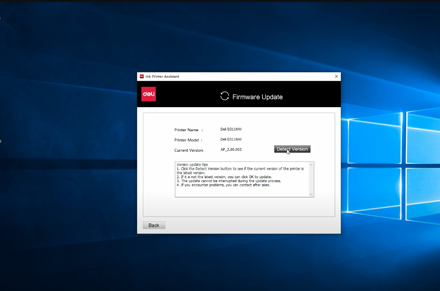 Firmware güncelleme Deli yazıcı D311NW mürekkep püskürtmeli yazıcı