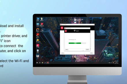 Deli yazıcı (Windows bilgisayar üzerinden Wi-Fi bağlayın)
