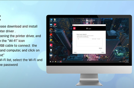 Deli yazıcı (Windows bilgisayar üzerinden Wi-Fi bağlayın)