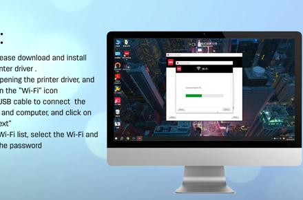 Deli yazıcı (Windows bilgisayar üzerinden Wi-Fi bağlayın)