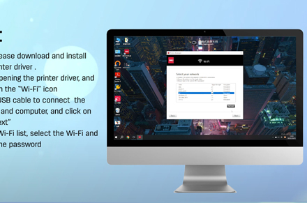 Deli yazıcı (Windows bilgisayar üzerinden Wi-Fi bağlayın)
