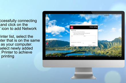 Deli yazıcı P2000 WiFi modeli-mobil-Airprint