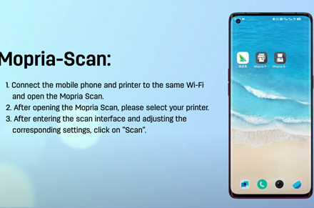 Deli yazıcı P3100 WiFi modeli-mobil-mopria