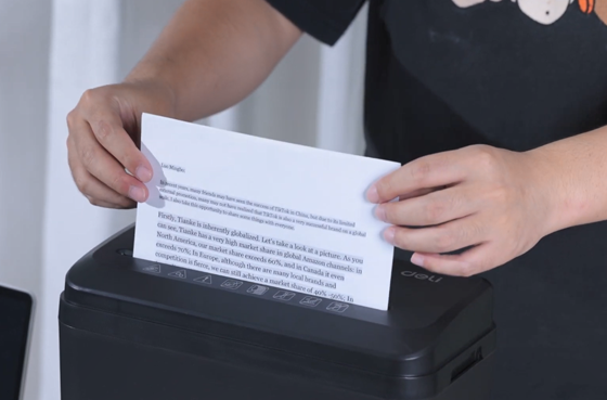 01 Deli ET016 temel tip küçük kağıt parçalayıcı