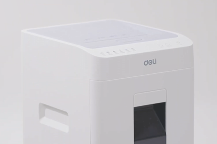 Deli ET081 otomatik besleme mikro kesim kağıt parçalayıcı