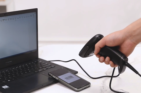 01 Deli ES216 kırmızı ışık tarayıcı