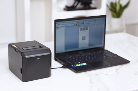 Deli ES301 ES302 termal makbuz yazıcısı